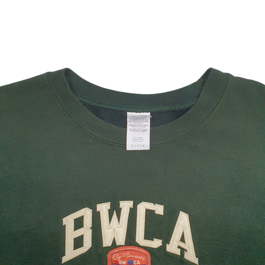 Womens Green Gildan BWXA 1964 Crewneck Jumper
