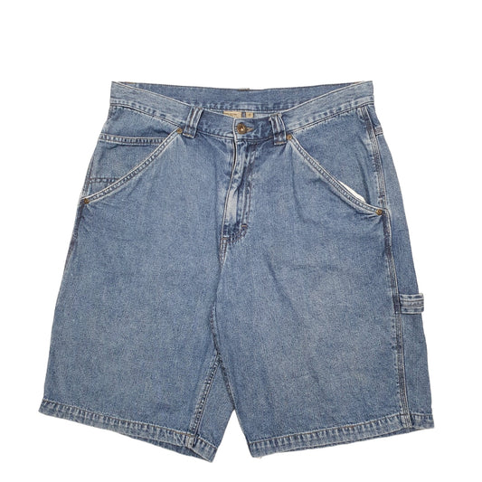 Mens Blue Lee Dungarees Carpenter Shorts