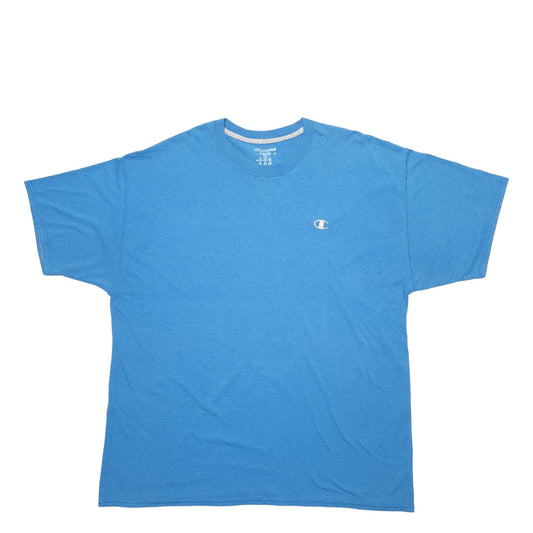 Mens Blue Adidas Short Sleeve T Shirt