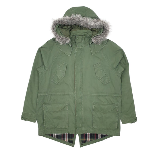 Mens Green Joe Brown Coat