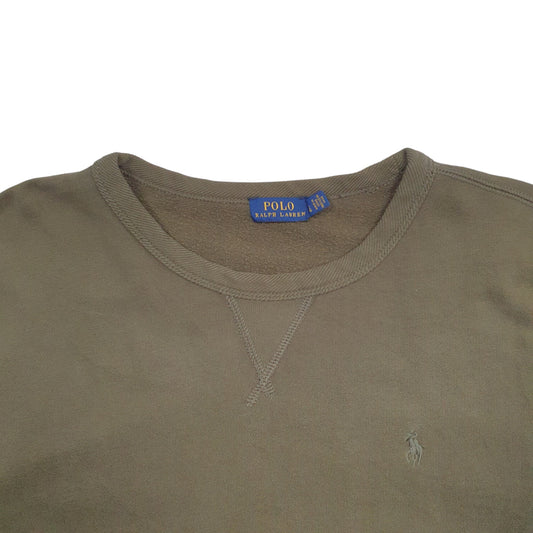 Womens Khaki Polo Ralph Lauren Crewneck Jumper