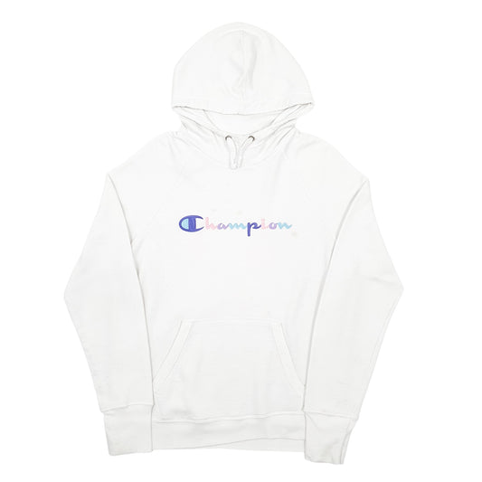 Womens White Champion Hoodie Jumper