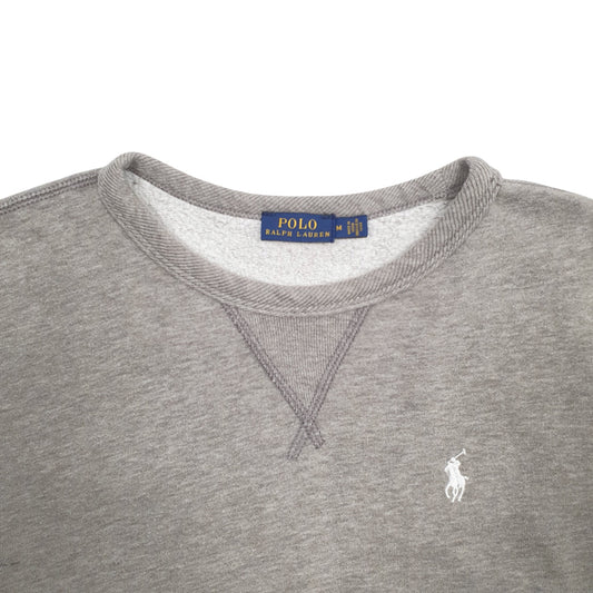 Womens Grey Ralph Lauren Crewneck Jumper