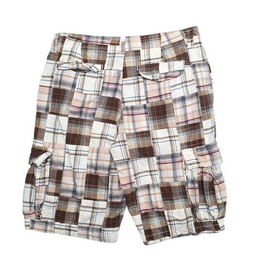 Mens Brown Gap Madras Ivy League Chino Shorts