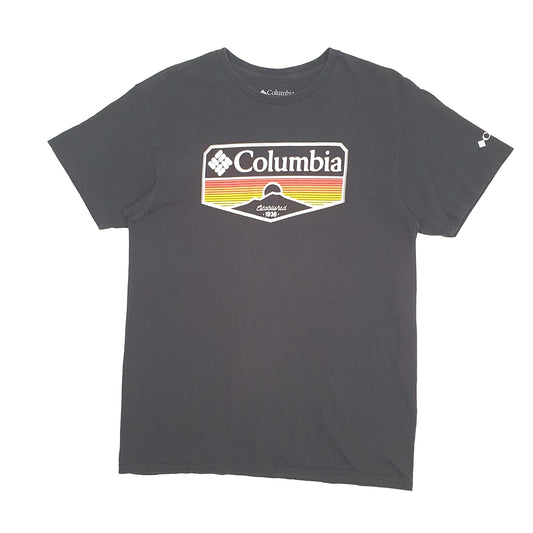 Mens Black Columbia Sportswear Short Sleeve T Shirt