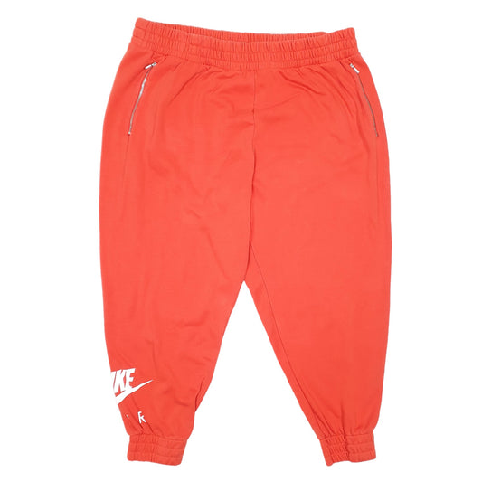 Womens Red Nike Air Sweats Jogger Trousers