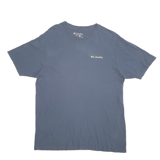 Mens Navy Columbia Sportswear Short Sleeve T Shirt