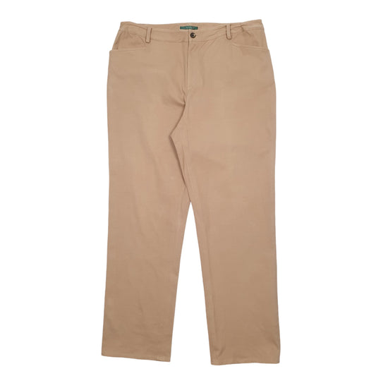 Womens Tan Ralph Lauren Chino Trousers