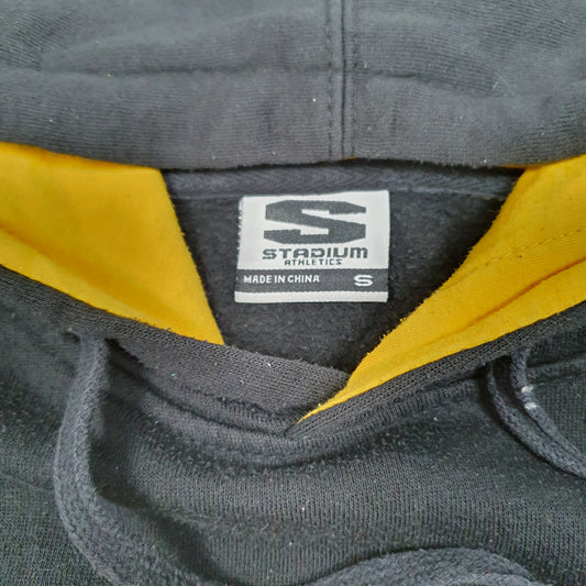 Mens Black Stadium Athletics Iowa Hawkeyes American Football Hoodie Jumper