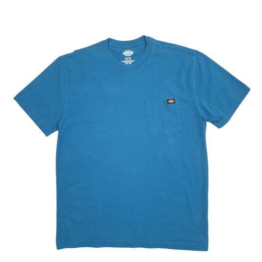 Mens Blue Dickies Pocket Short Sleeve T Shirt