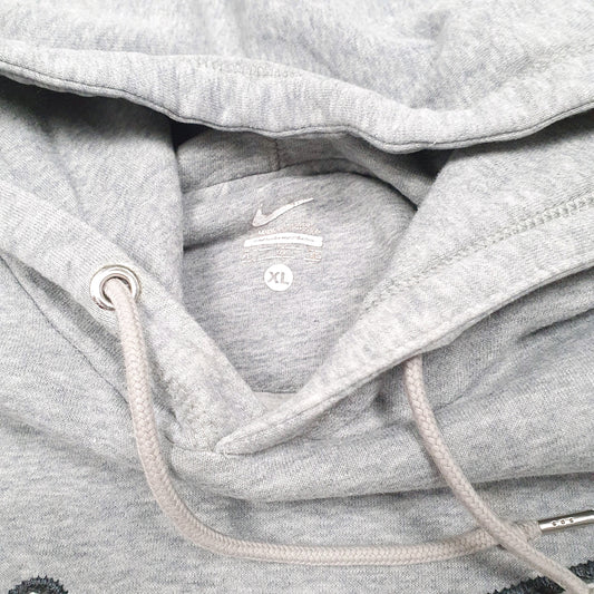 Mens Grey Nike Swoosh Hoodie Jumper