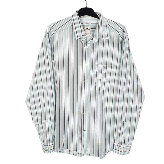 Mens Green Lacoste Modern Long Sleeve Shirt