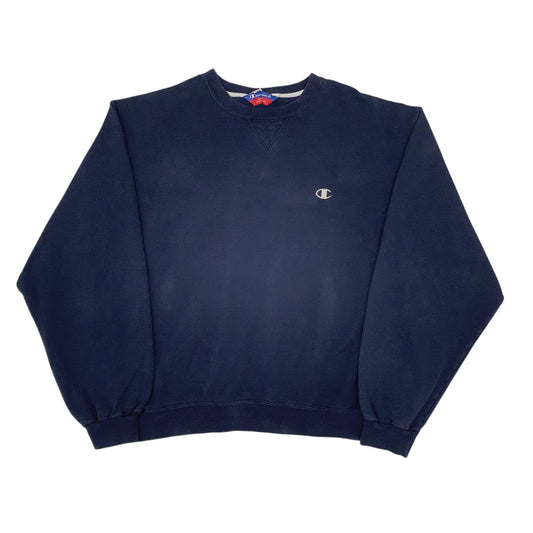 Mens Navy Champion Crewneck Jumper
