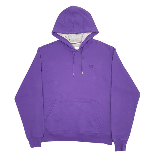 Mens Purple Champion Hoodie Jumper