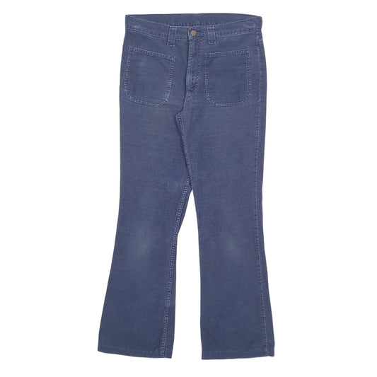 Womens Navy Levis Vintage 90's Corduroy Trousers
