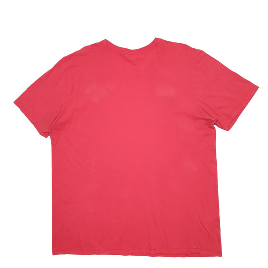 Mens Red Nike Short Sleeve T Shirt