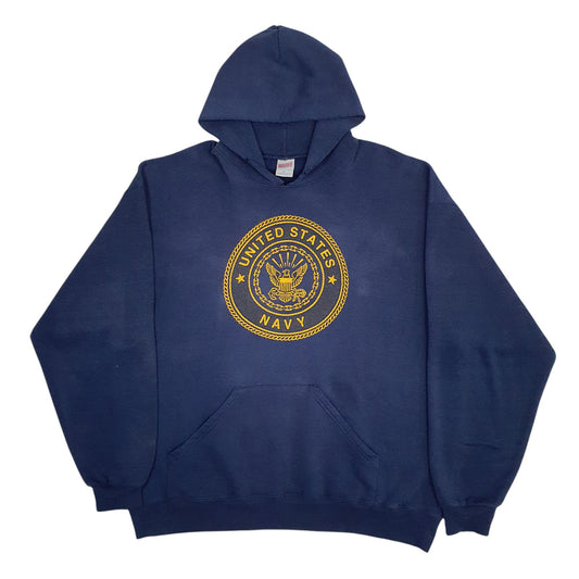 Mens Navy Soffe United States Navy Hoodie Jumper
