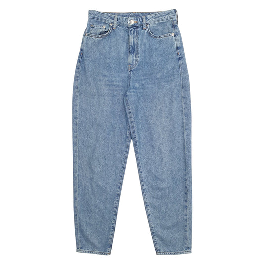 Womens Blue & Denim Loose Mom Casual JeansW27 L27