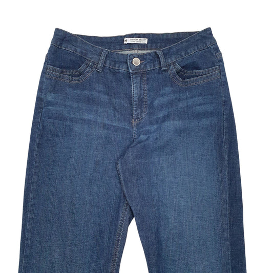 Womens Blue Lee Slender Secret JeansW30 L35
