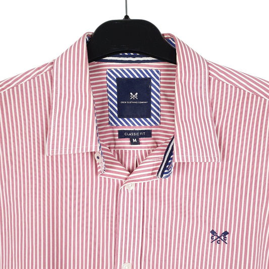 Mens Red Crew Clothing Company Long Sleeve Shirt