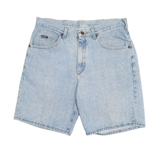 Mens Blue Lee Denim Shorts