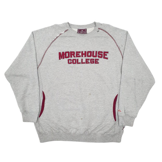 Mens Grey Tradition Vintage 90s Crewneck Jumper