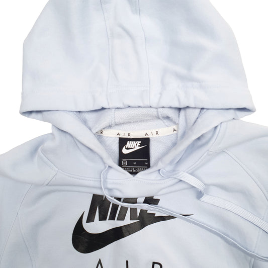 Womens Blue Nike Spellout Hoodie Jumper