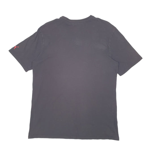 Mens Black Puma Spellout Short Sleeve T Shirt