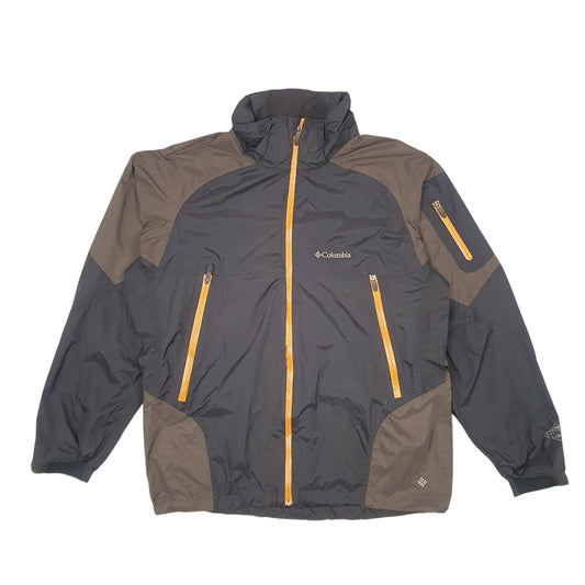 Mens Black Columbia Sportswear Company Omni-tech Coat