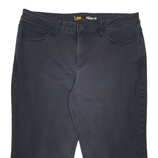 Womens Black Lee Perfect Fit JeansW36 L30