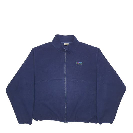 Womens Navy L.L.Bean Full Zip Jumper