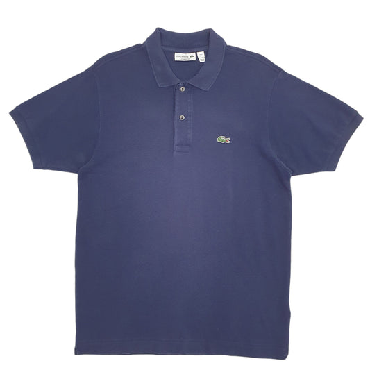 Mens Navy Lacoste Short Sleeve Polo Shirt