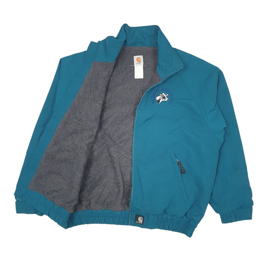 Mens Blue Carhartt Vintage Workwear Coat