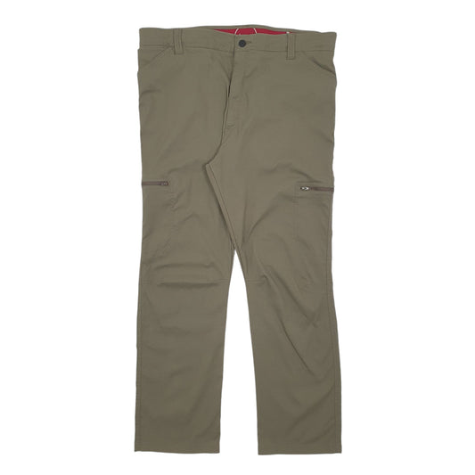 Mens Khaki Wrangler Walking Trousers