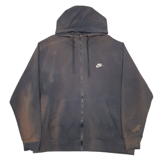 Mens Black Nike Hoodie Full Zip Jumper