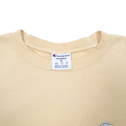 Mens Yellow Champion Crewneck Jumper