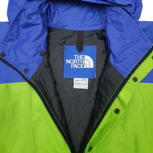 Mens Green The North Face Vintage 80s 90s Gore-Tex Made In USA Coat