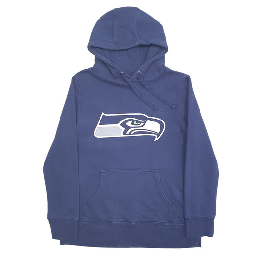 Mens Navy Fanatics Seattle Seahawks Football NFL Hoodie Jumper