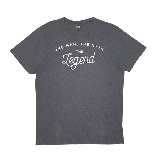 Mens Grey Old Navy Short Sleeve T Shirt