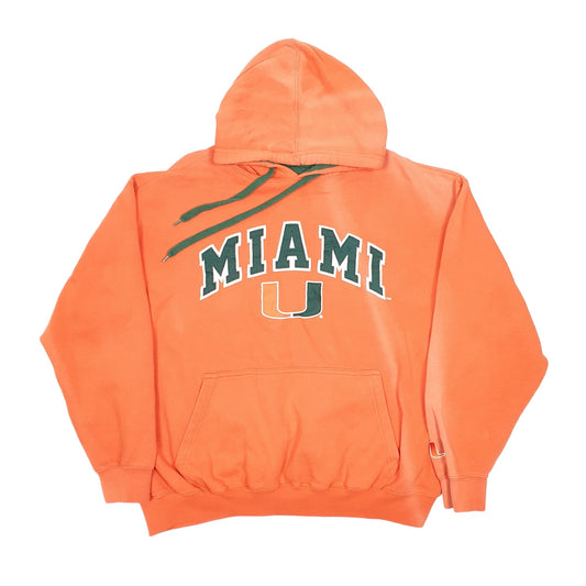 Mens Orange E5 Miami University USA Hoodie Jumper