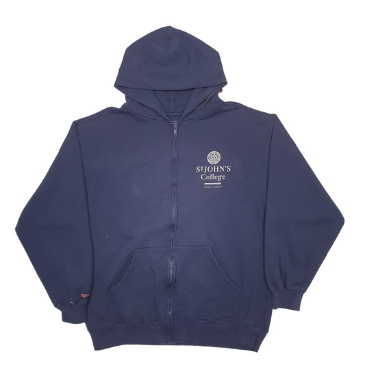 Womens Navy Jansport Full Zip Jumper