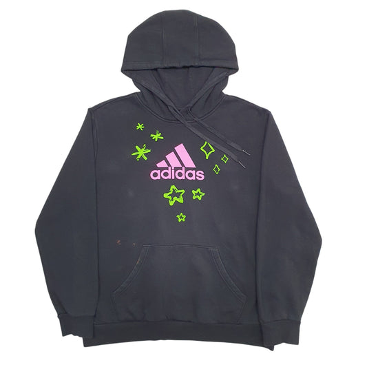 Womens Black Adidas Hoodie Jumper