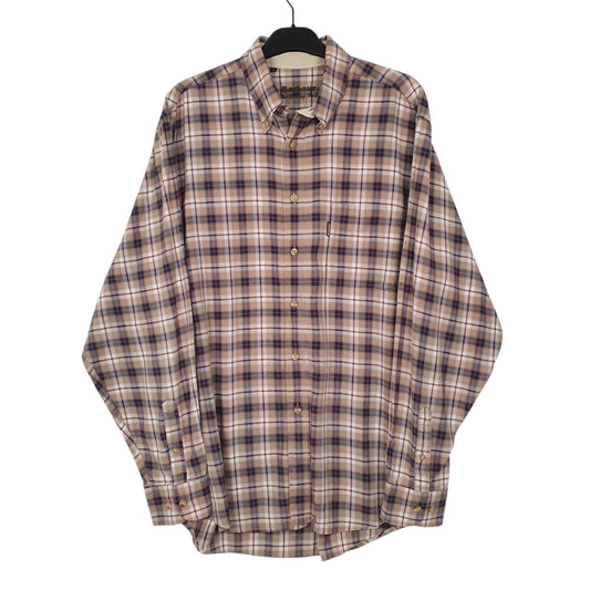 Mens Brown Barbour Long Sleeve Shirt