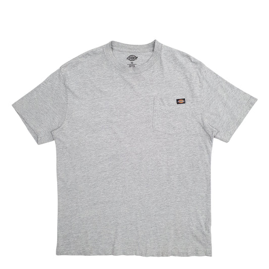 Mens Grey Dickies Pocket Short Sleeve T Shirt