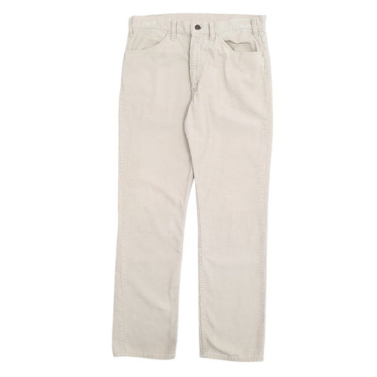 Mens Cream Levis Carpenter Trousers