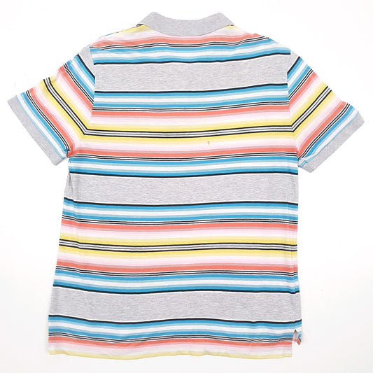 Mens Grey Lacoste Short Sleeve Polo Shirt