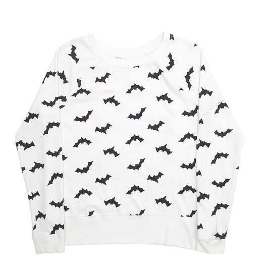 Womens White Grayson Threads Bats Crewneck Jumper