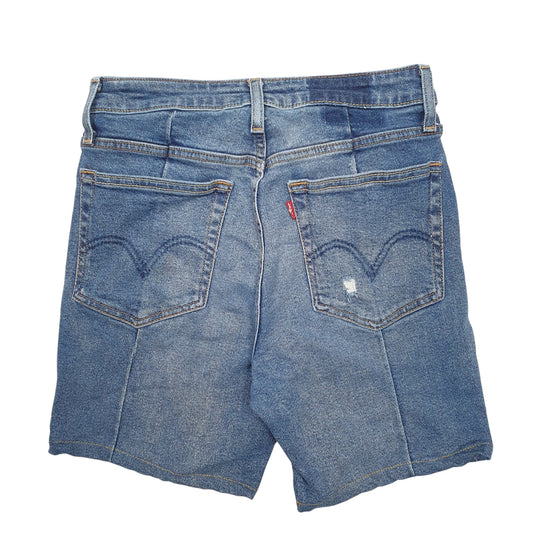 Womens Blue Levis Denim Shorts