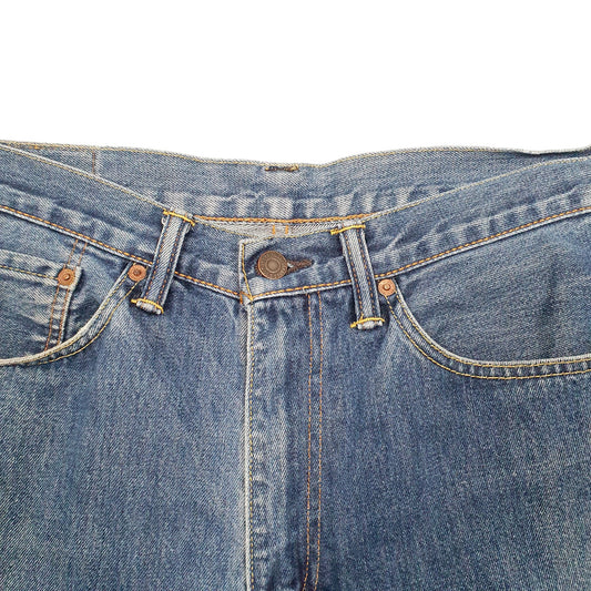 Mens Blue Levis 505 JeansW34 L32