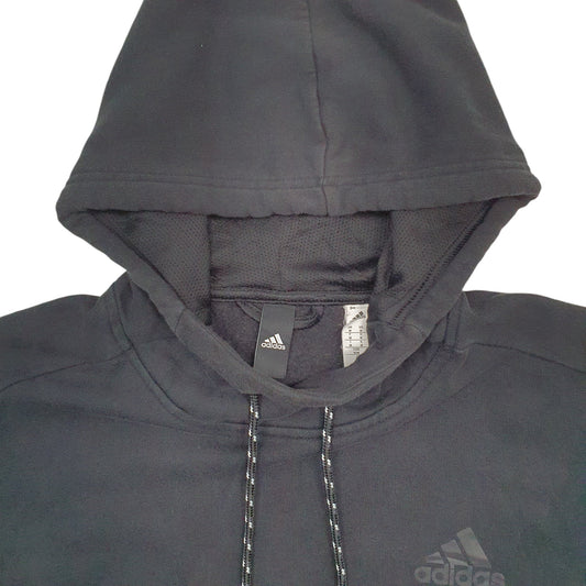 Mens Grey Adidas Hoodie Jumper